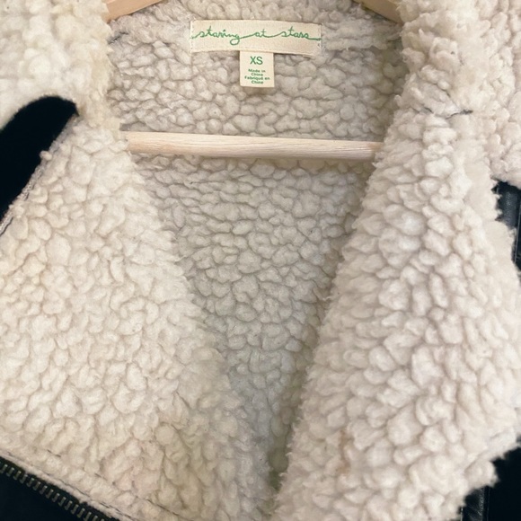 🍭SOLD🍭Staring At Stars sherpa moto jacket - Picture 3 of 3